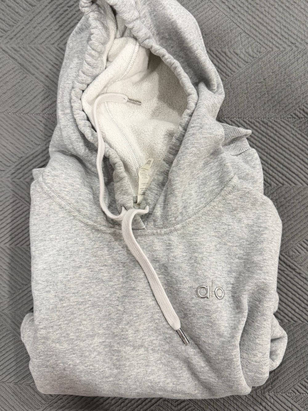ALO Gray Hoodie Accolade Small